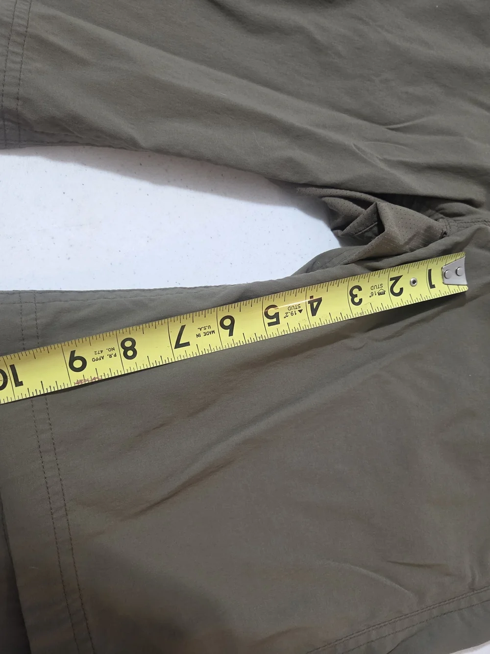 Marmot Men's Olive Green Size 30 Hiking Shorts